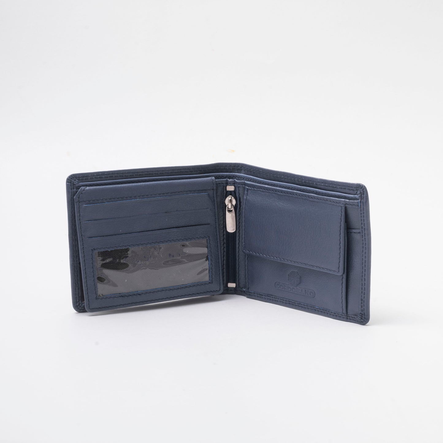 Cordobano Men's Genuine RFID Leather Bifold Wallet with Coin Pouch & Card Slots: Crafted for Style and Security