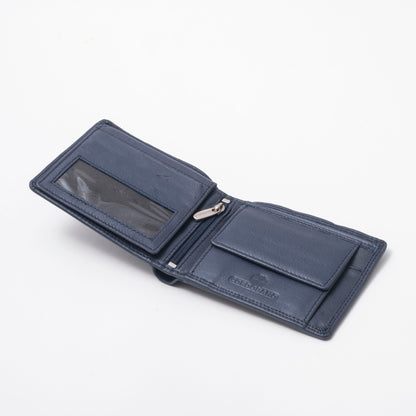 Cordobano Men's Genuine RFID Leather Bifold Wallet with Coin Pouch & Card Slots: Crafted for Style and Security