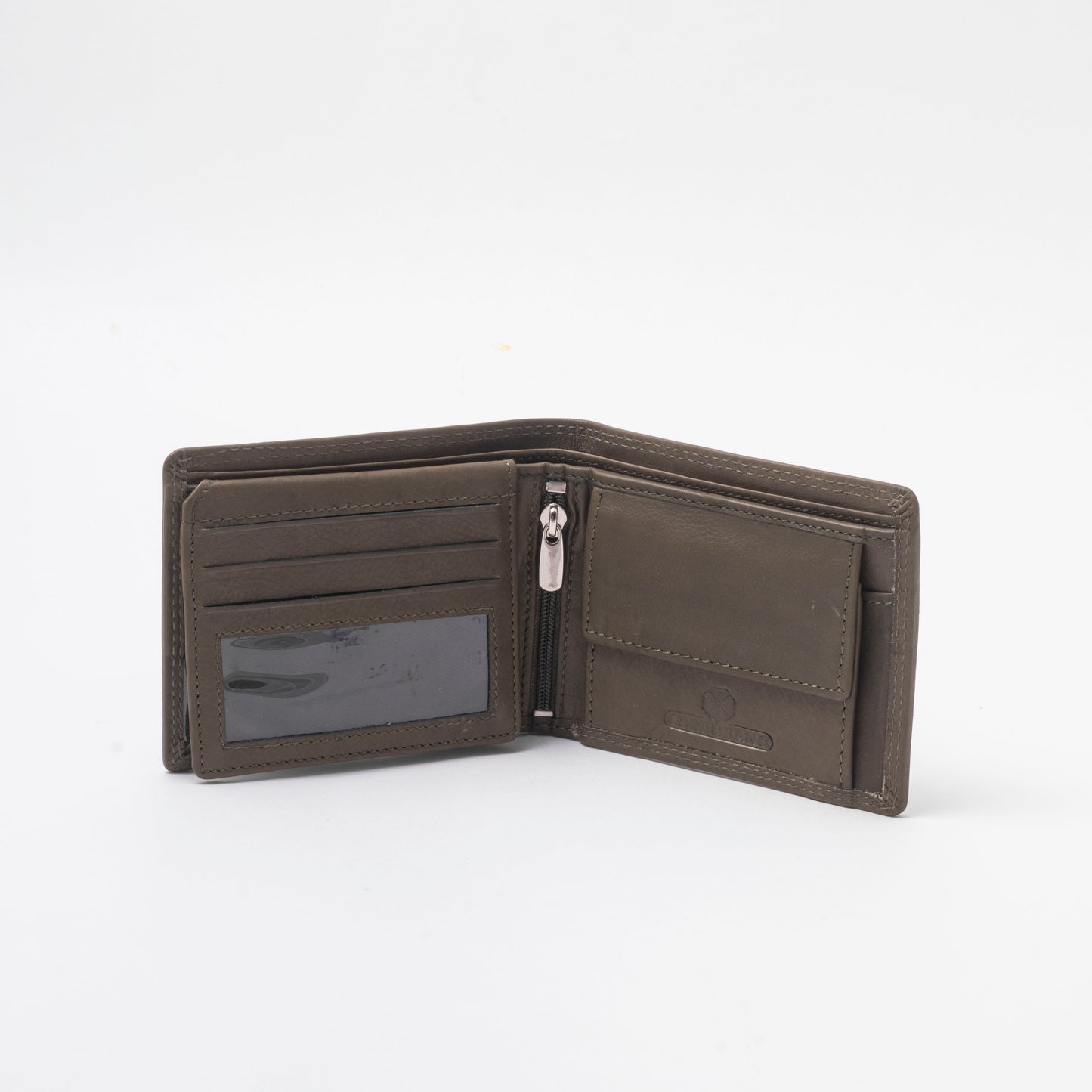 Cordobano Men's Genuine RFID Leather Bifold Wallet with Coin Pouch & Card Slots: Crafted for Style and Security