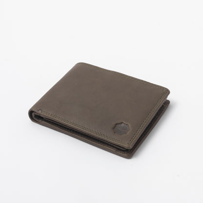 Cordobano Men's Genuine RFID Leather Bifold Wallet with Coin Pouch & Card Slots: Crafted for Style and Security