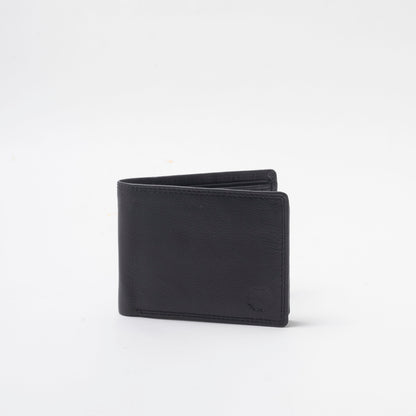 Cordobano Men's Genuine RFID Leather Bifold Wallet with Coin Pouch & Card Slots: Crafted for Style and Security