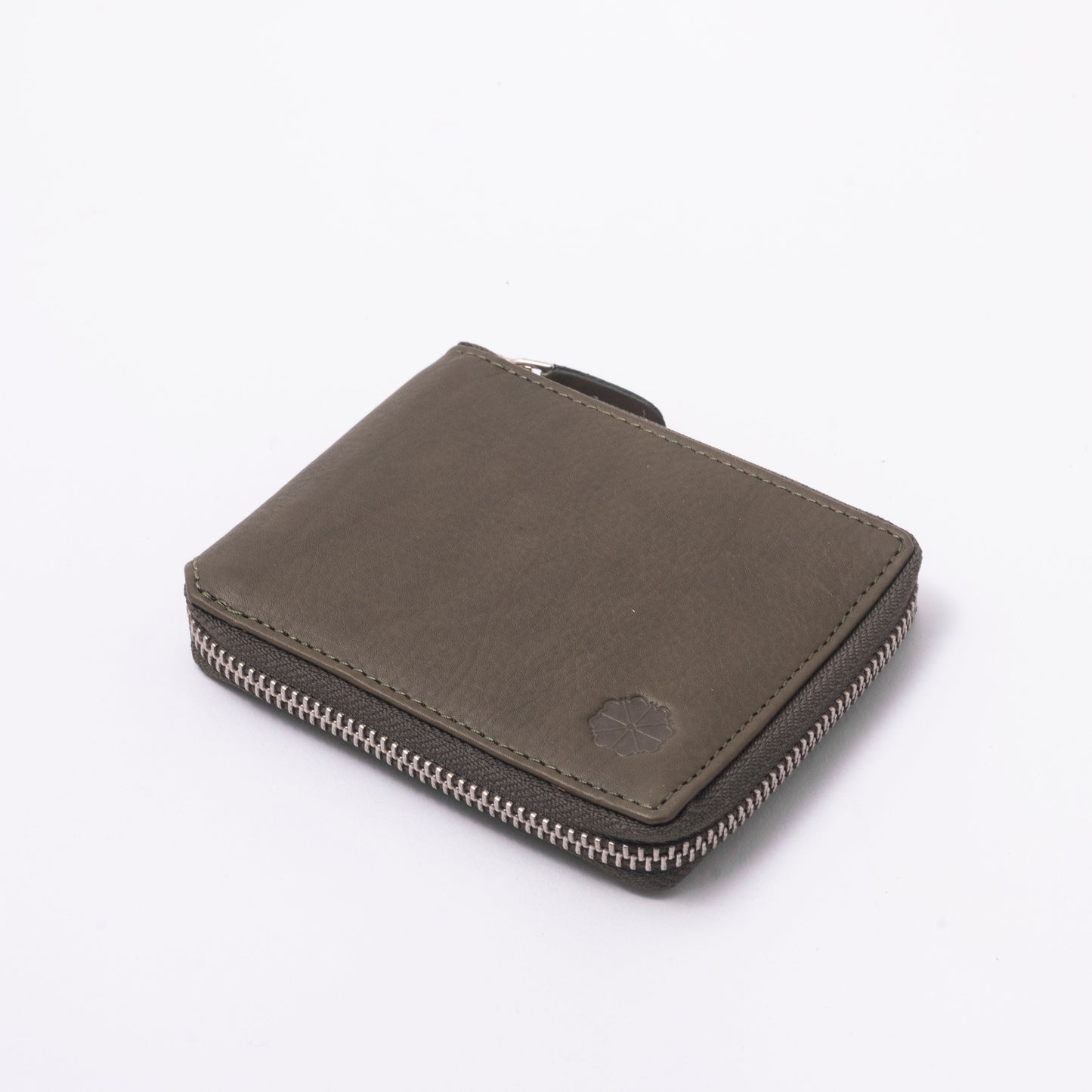 Cordobano Men's RFID Zip Around Wallet - Compact Bifold with 3 Card Slots and Coin Pouch - Genuine Leather