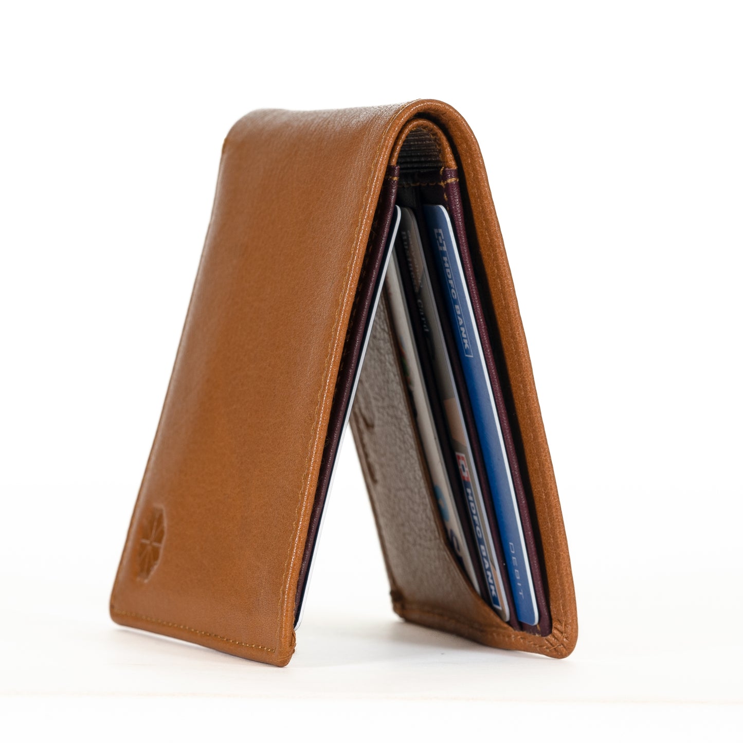 Compact Leather Wallet for Men | RFID Blocking | Bifold Design with 6 Card Slots