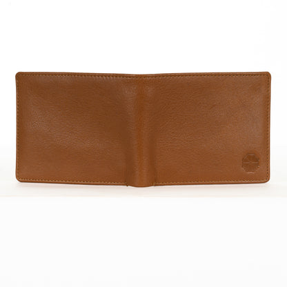 Compact Leather Wallet for Men | RFID Blocking | Bifold Design with 6 Card Slots