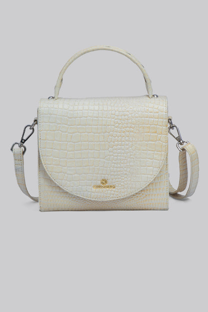 Petite Beige Charm Bag