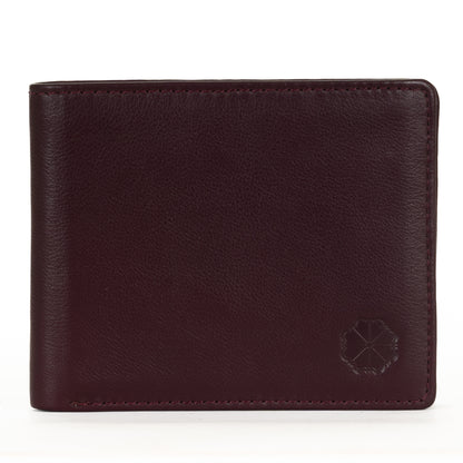 Compact Leather Wallet for Men | RFID Blocking | Bifold Design with 6 Card Slots